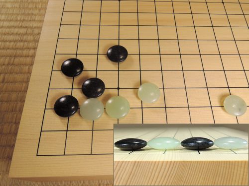 Pierres de Go en jade
