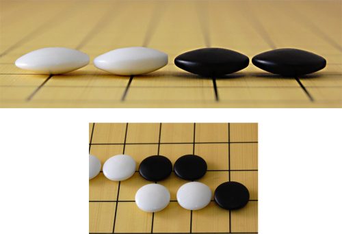 Pierres de Go en verre 7x20mm (2x180)