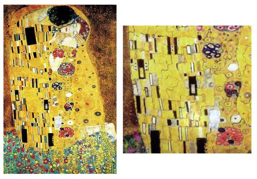 Le Baiser - Klimt - puzzle Michèle Wilson 250 pièces