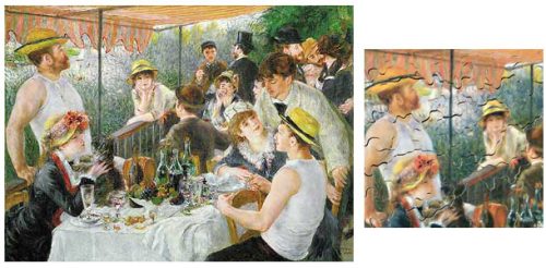 Le déjeuner des canotiers - Renoir - puzzle Michèle Wilson 250 pièces