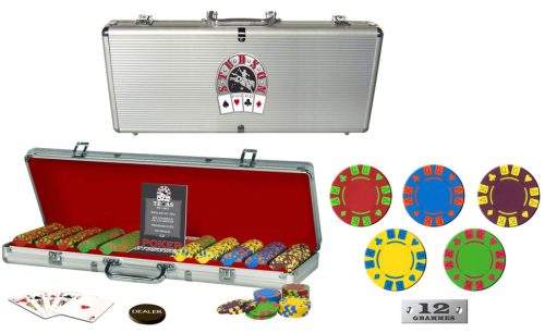 Mallette Poker Lucky Star 500 jetons