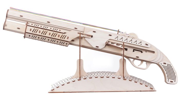 Fusil 3D mobile en bois Mr Playwood