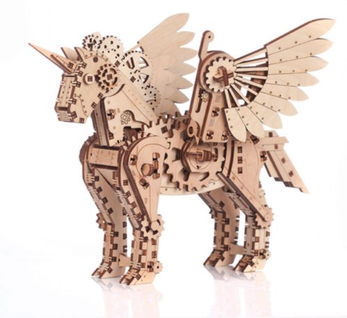 Licorne 3D mobile en bois (petit modèle) Mr Playwood