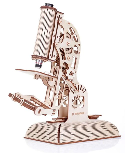 Microscope 3D mobile en bois Mr Playwood