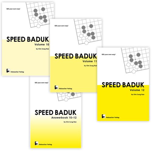 Speed Baduk vol 10,11,12 + answerbook	(Kim Sung-Rae)