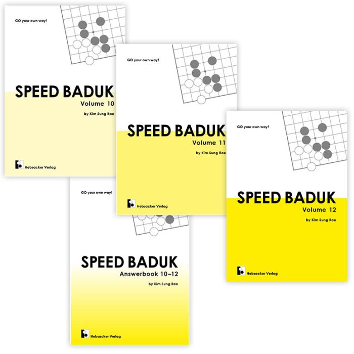 Speed Baduk vol 10,11,12 + answerbook	(Kim Sung-Rae)